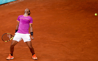 ナダルとジョコが大苦戦、ワウリンカ敗れる波乱も マドリードOP