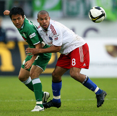 ボルフスブルク ホームでハンブルガーSVに快勝