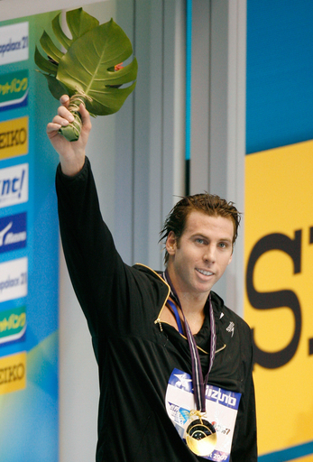 ハケット 男子1500メートル自由形で金メダルを獲得