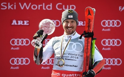 ヒルシャーが1シーズン最多タイの13勝目、アルペンW杯