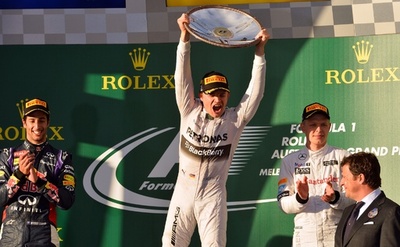 ロズベルグが今季開幕戦を制す、オーストラリアGP