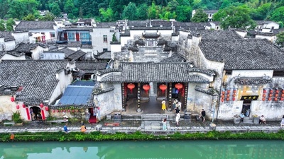 【写真特集】徽州古建築の伝統村落、豪雨を乗り越え 中国安徽省黄山市