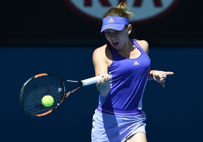 第3シードのハレプ、緊張に苦しむも順当に初戦突破 全豪オープン