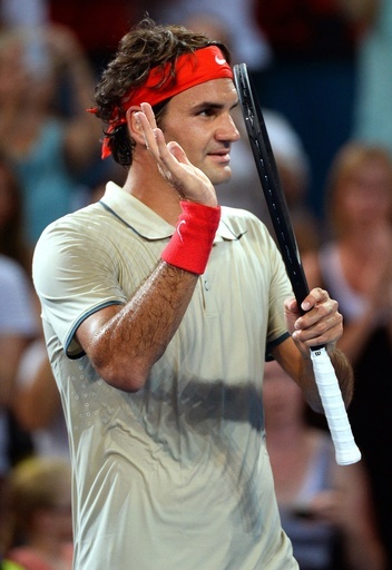 フェデラーが余裕の準決勝進出、ブリスベーン国際