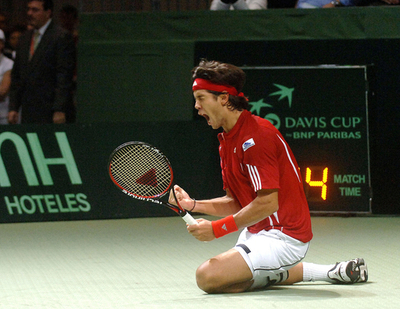 ＜男子テニス 07デビスカップ＞ベルダスコ ボーリを降しスペインは準々決勝進出を決める - スイス