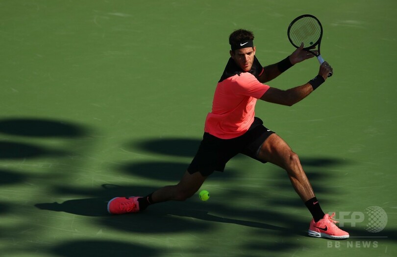 錦織は絶好調デルポトロに完敗、4回戦進出ならず マイアミOP