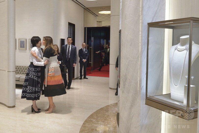 トランプ米大統領来日、メラニア夫人は昭恵夫人と銀座へ