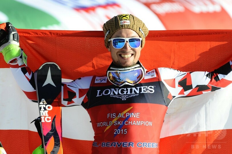 ヒルシャーが男子アルペン複合で金、アルペンスキー世界選手権