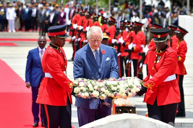 チャールズ英国王、植民地時代の弾圧に「深い遺憾」表明 ケニア訪問で