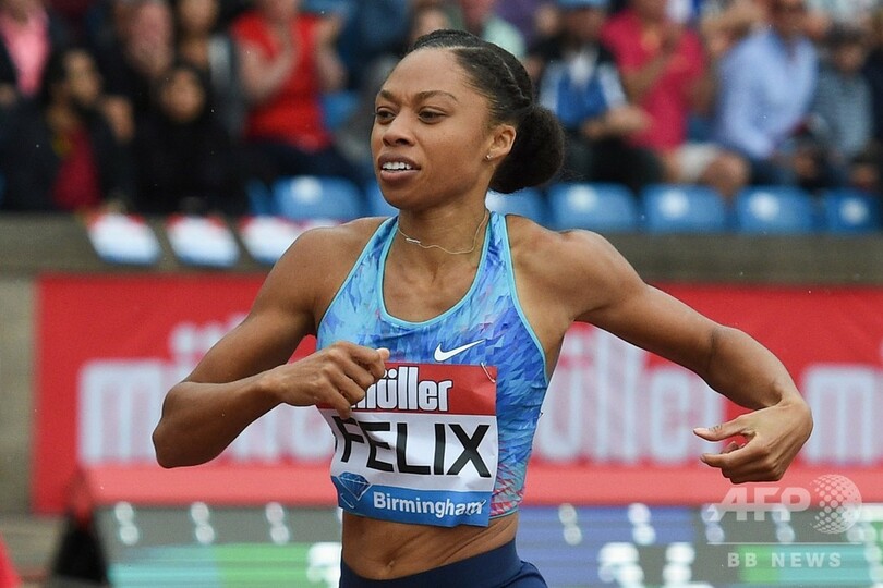 フェリックスが帝王切開で女児出産、五輪で6個の金メダル獲得