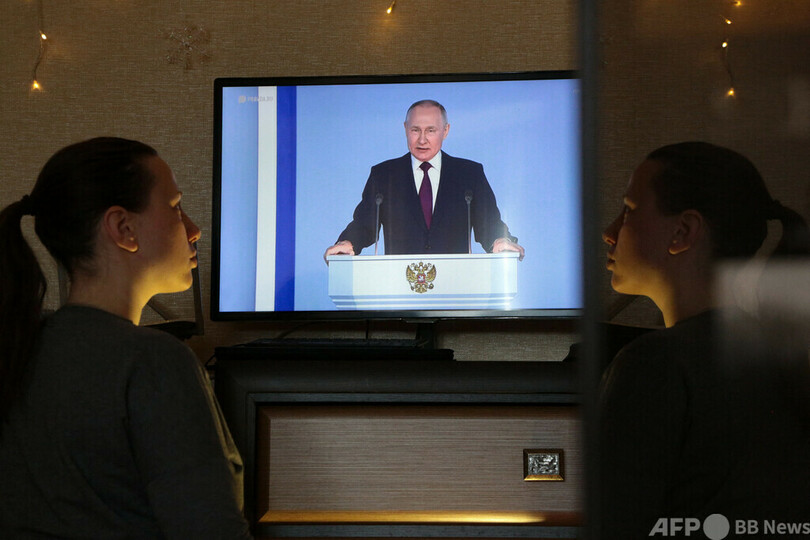 「耳にパスタ」掛けプーチン氏演説視聴で罰金、議員が控訴へ ロシア