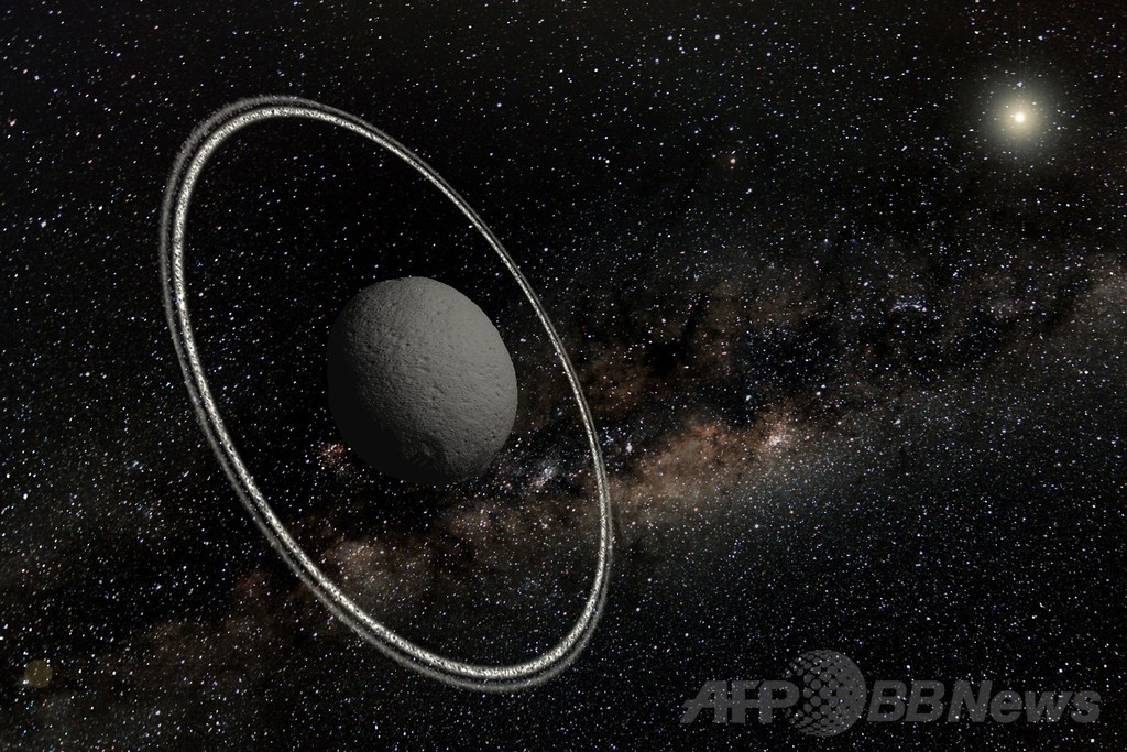 小惑星に2つの輪を発見、国際研究 写真1枚 国際ニュース:AFPBB News
