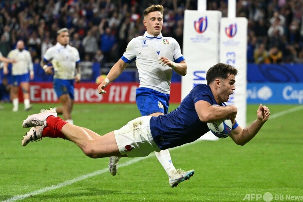最終値下　ラグビーフランス代表主将オリヴォン直筆サイン入りトゥーロンユニフォーム 最終値下ラグビーフランス代表主将オリヴォン直筆サイン入り