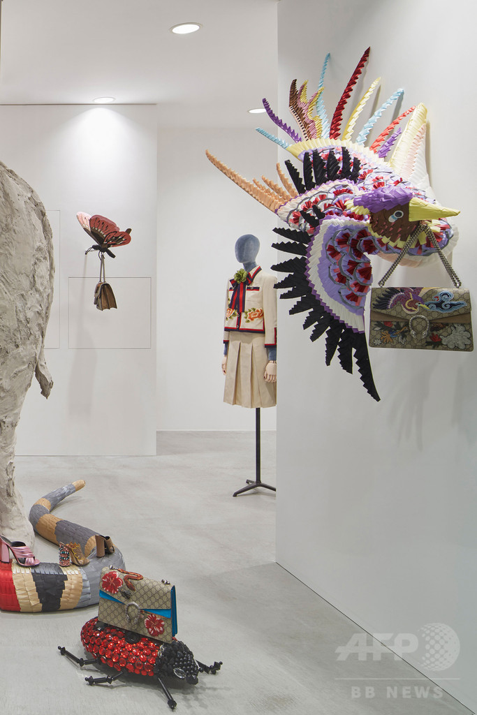 グッチ ガーデン、ドーバー ストリート マーケットで展示
