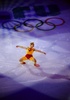 ソチ冬季五輪、フィギュアスケート・エキシビションの演技に臨むハビエル・フェルナンデス（Javier Fernandez、2014年2月22日撮影）。(c)AFP/YURI KADOBNOV