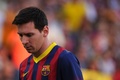 13-14スペイン1部リーグ第33節、グラナダ（Granada CF）対FCバルセロナ（FC Barcelona）。試合に出場したFCバルセロナのリオネル・メッシ（Lionel Messi、2014年4月12日撮影）。(c)AFP/JORGE GUERRERO