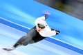 北京冬季五輪、スピードスケート男子1000メートル。レースに臨む小島良太（2022年2月18日撮影）。(c)SEBASTIEN BOZON / AFP