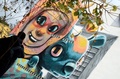 スペインのカステリョンデラプラナ近郊の町ファンサラを飾る壁画アート（2016年12月15日撮影）。(c)AFP/JOSE JORDAN