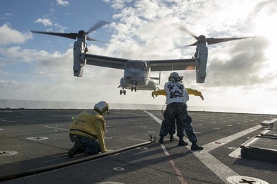 対イスラム国作戦、米軍に初の死者 オスプレイから脱出し海に転落