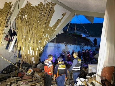 ペルーで土砂崩れ、ホテルが被災 結婚式出席者ら49人死傷