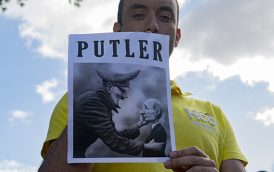 【今日の1枚】風刺画で戦争に抗議 コスタリカ