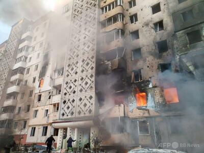 ロシアの夜間攻撃で9人死亡、数十人負傷 ウクライナ西部