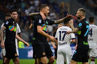 インテルがボローニャから6点奪い快勝、暫定首位に浮上