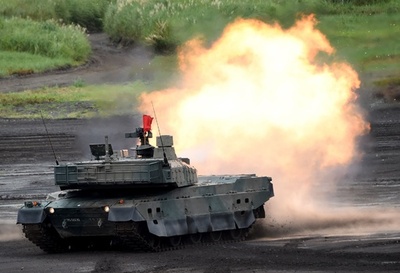 富士山麓で「そうかえん」予行、陸上自衛隊