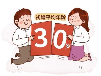 中国 初婚の平均年齢が30歳前後にまで上昇