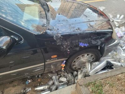 コンビニでライター盗み、他人の車2台に放火試みる…韓国・50代男逮捕