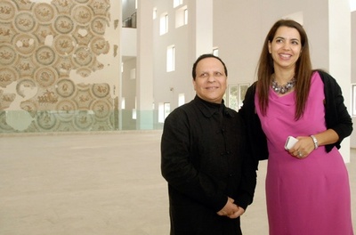 アズディン・アライア、チュニジアのバルド国立博物館を訪問