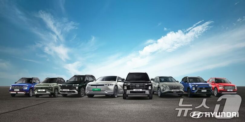 インド市場向け現代のSUVラインアップ＝現代自動車提供(c)news1