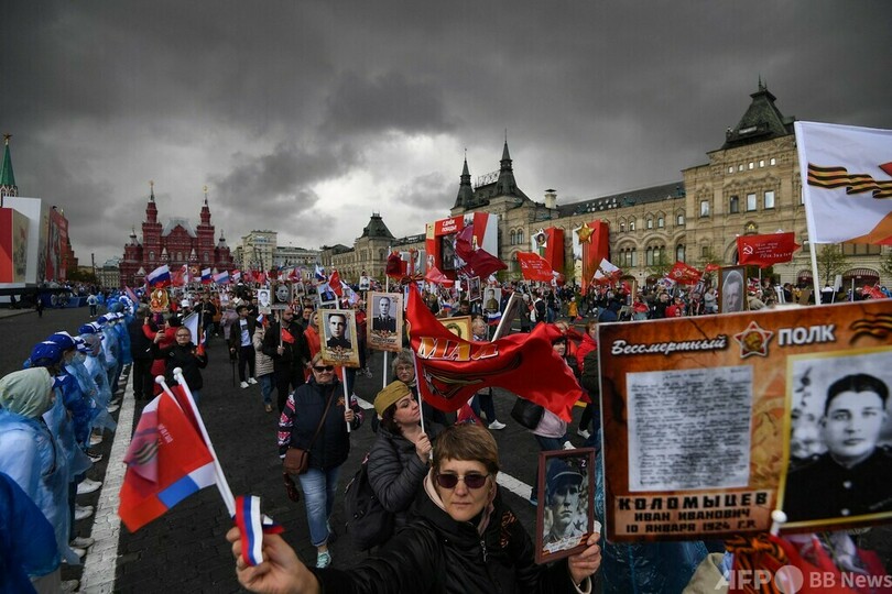 ウクライナで再び「ナチズム」との戦い ロシア戦勝記念日