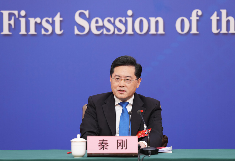 秦剛氏、新時代の中日関係構築について語る 全人代記者会見