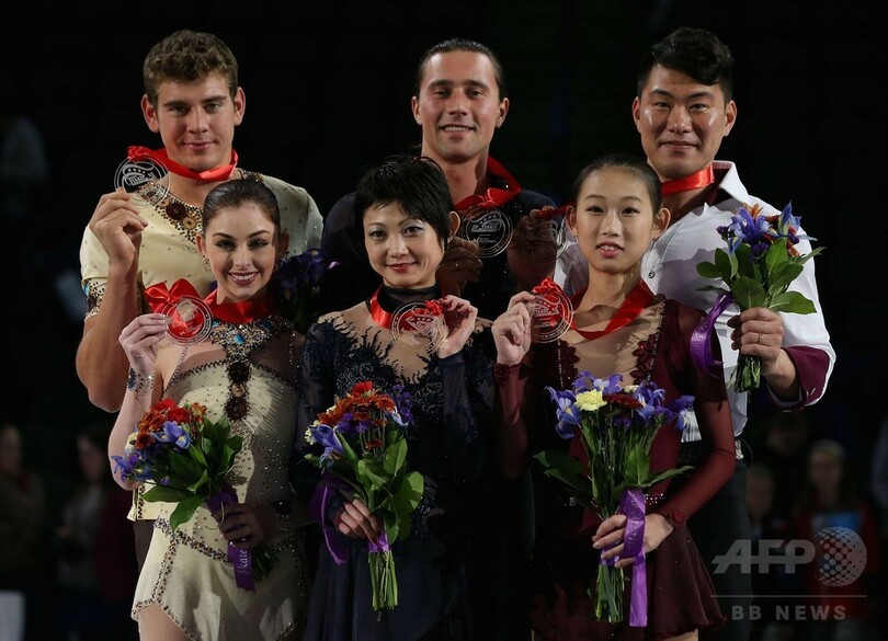 川口/スミルノフ組がペア優勝、スケート・アメリカ