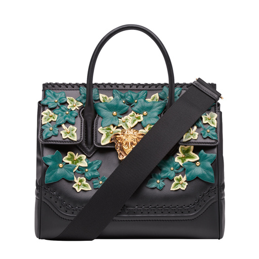 定価約14万✨ヴェルサーチェ ハンドバッグ レディース 太陽 マーク 派手 花 定価約14万✨ヴェルサーチェ ハンドバッグ レディース 太陽