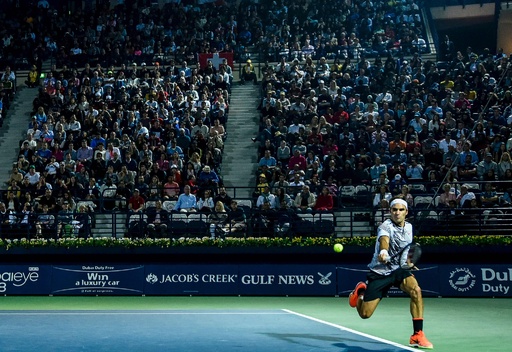 フェデラーが敗れる波乱、予選勝者の116位に不覚 ドバイ選手権 写真18