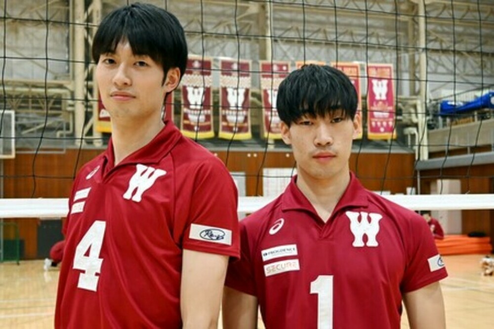 早稲田大学バレーボール部男子ユニフォームスポンサー「豊田合成