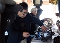 千葉県いすみ市にある光福寺で行われたソニーのイヌ型ロボット「AIBO（アイボ）」の合同葬儀（2015年1月26日撮影）。(c)AFP/TOSHIFUMI KITAMURA