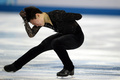 ソチ冬季五輪、フィギュアスケート男子シングル・ショートプログラム（SP）。演技に臨むデニス・テン（Denis Ten、2014年2月13日撮影）。(c)AFP/YURI KADOBNOV