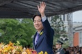 台湾・台北の総統府で就任演説に臨む頼清徳新総統（2024年5月20日撮影）。(c)Sam YEH / AFP 