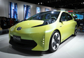 米ミシガン（Michigan）州デトロイト（Detroit）の北米国際自動車ショー（North American International Auto Show）に出品されたトヨタのハイブリッドコンセプトカー「FT-CH」（2010年1月12日撮影）。(c)AFP/Stan HONDA