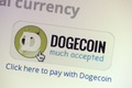 暗号資産（仮想通貨）の「ドージコイン」。PHOTONONSTOP提供。(c)Philippe TURPIN / Photononstop / Photononstop via AFP
