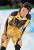 2010年%%バンクーバー冬季五輪%%スピードスケート男子5000メートル。6分33秒90で19位に終わった日本の平子裕基（%%Hiroki Hirako%%）。（2010年2月13日撮影）(c)AFP/TOSHIFUMI KITAMURA