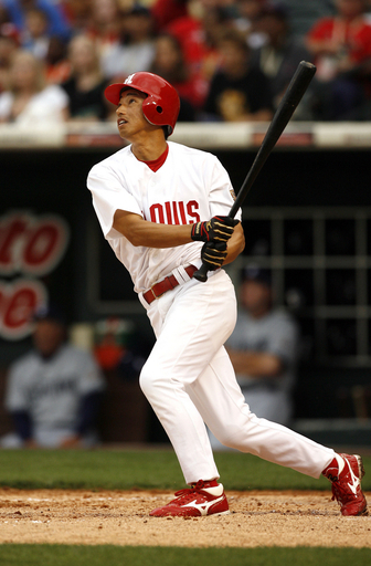 ＜07MLB オープン戦＞田口 インディアンス戦で2打点を記録 - 米国