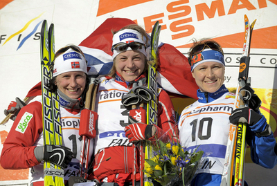 ヤコブセン 第14戦女子15キロメートル・パシュート制す