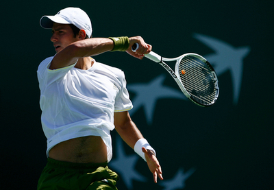 ジョコビッチ ハースを下し4回戦進出、BNPパリバ・オープン