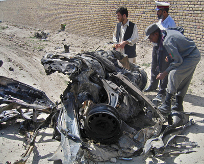 路上爆弾により警官8人が死亡 - アフガニスタン