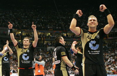 ＜ハンドボール 男子ハンドボール世界選手権＞準々決勝、ドイツ スペインを降し4強進出を決める - ドイツ