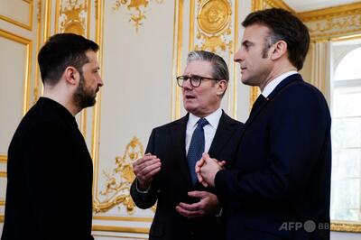 ウクライナ和平合意後に欧州の「再保証部隊」派遣へ 仏大統領